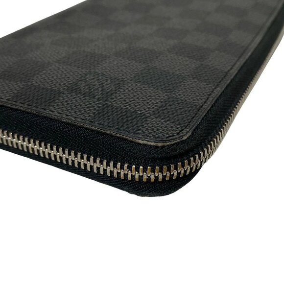 LOUIS VUITTON Zippy Organizer N63077 Damier Graphite Long Wallet 451-072725 - Picture 6 of 11